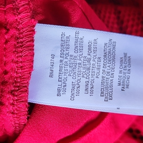 ENDLESS ROSE Off-Shoulder Sheath Dress Red sz S NEW Women's Cocktail Evening - Picture 8 of 9